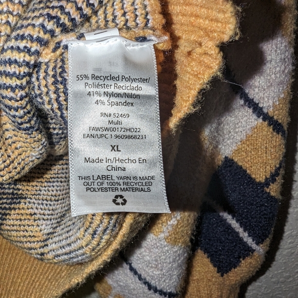 Free Assembly Adult Knit Sweater Extra Large XL Pull Over Orange Light Academia - Picture 2 of 12